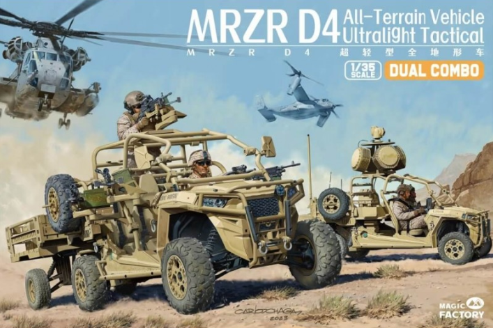 Magic Factory 2005 MRZR D4 Anti drone system Dual Combo 2in1 1/35