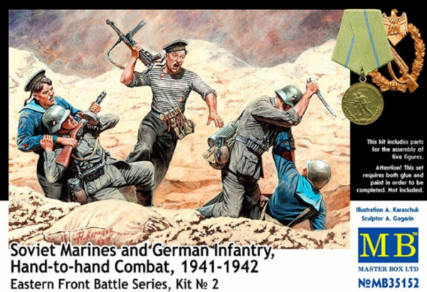 Master Box 35152 Hand to hand Soviet Marines and German infantry 1/35