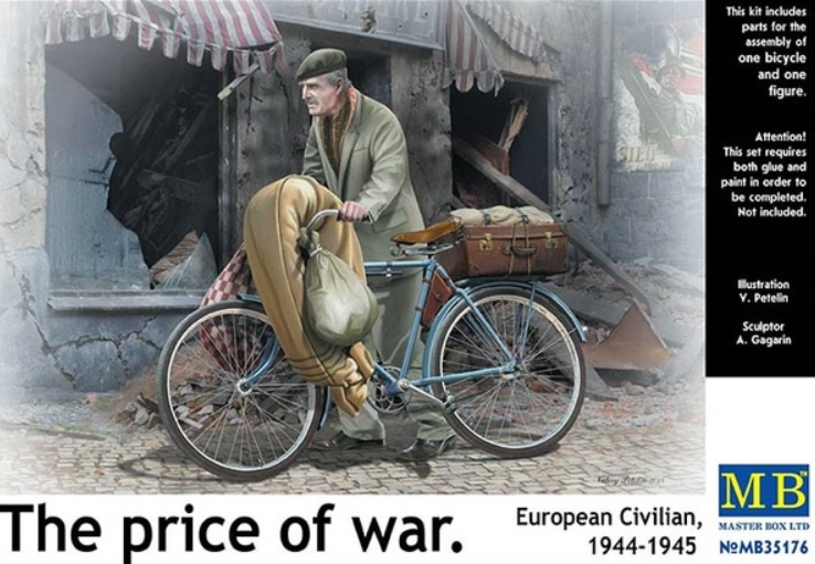 Master Box 35176 The price of war, Opa mit Fahrrad 1/35 Bicycle