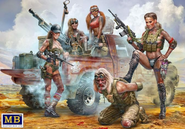Master Box 35199 Skull Clan New Amazons Kit 2, 1/35 Fantasy