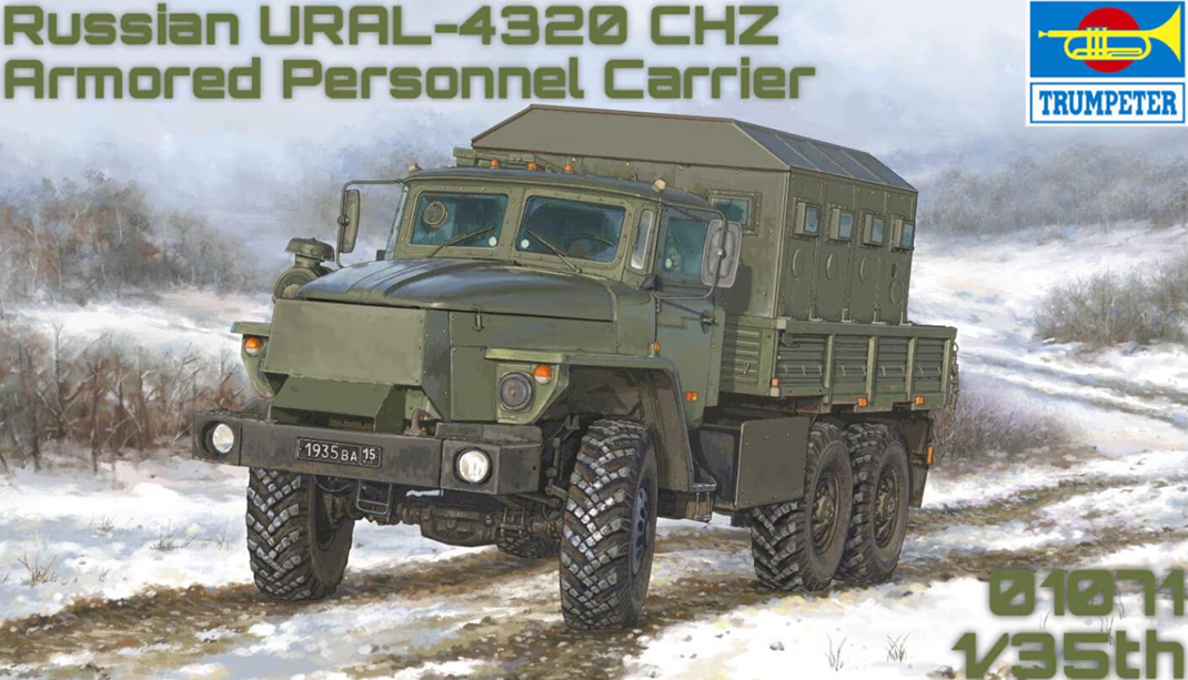 Trumpeter 01071 Ural-4320 CHZ 1/35