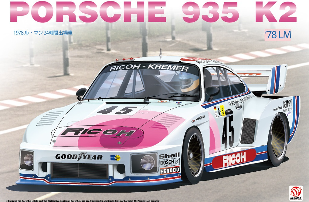 Nunu Beemax 24025 Porsche 935 K2 1978 LM 1/24
