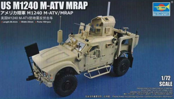 Trumpeter 07413 US M1240 M-ATV MRAP 1/72