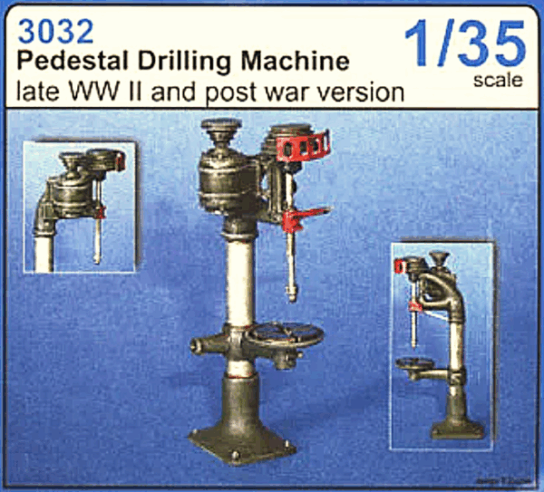 CMK 3032 Pedestal Drilling Machine late 1/35 Resin