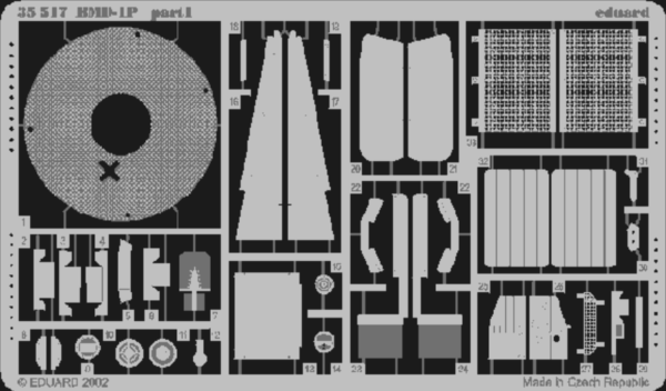 Eduard 35517 BMD-1P 1/35 Ätzeteile