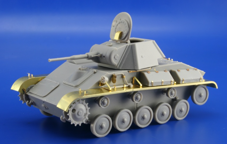 Eduard 35892 T-70M early rounded fenders T70 1/35 Ätzteile – Bild 4