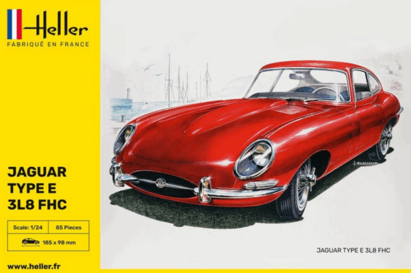 Heller 80709 Jaguar Type E 3L8 FHC  1/24