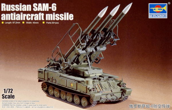 Trumpeter 07109 Russian SAM-6 antiaircraft missile 1/72