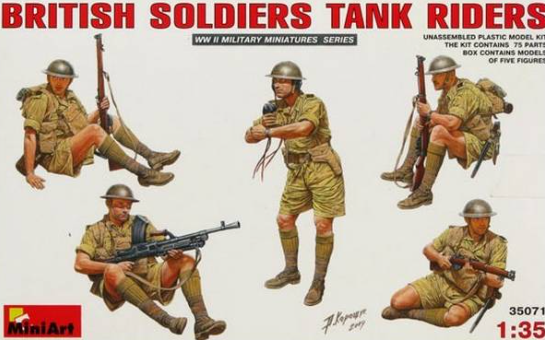Miniart 35071 British Infantry Tank Riders 1/35