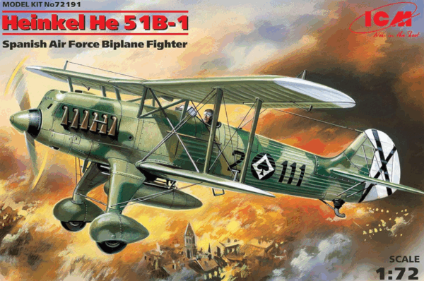 ICM 72191 Heinkel He 51B-1 1/72