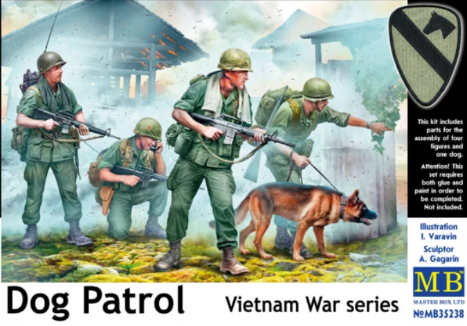 Master Box 35238 Dog Patrol Vietnam War series 1/35