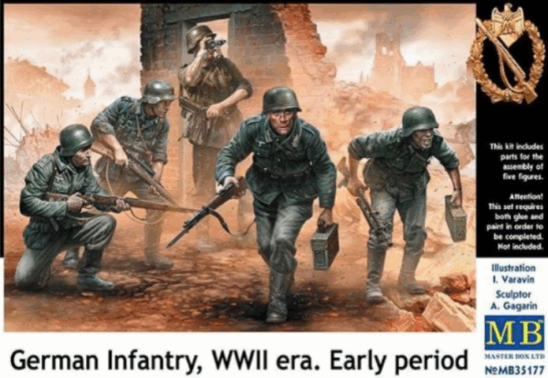 Master Box 35177 German Infantry WW II era. 1/35