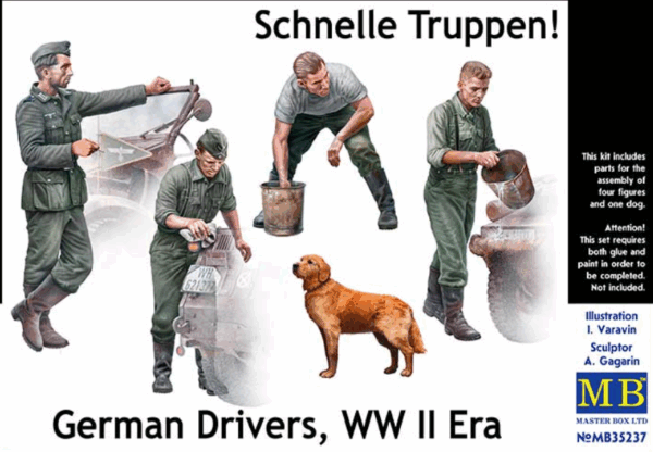 Master Box 35237 German Drivers WW II  1/35