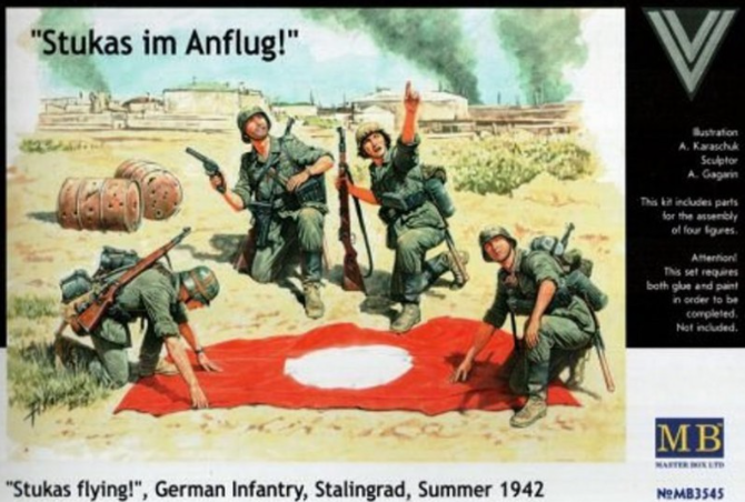 Master Box 3545 German Infantry Stalingrad 1942 1/35 Stukas im Anflug