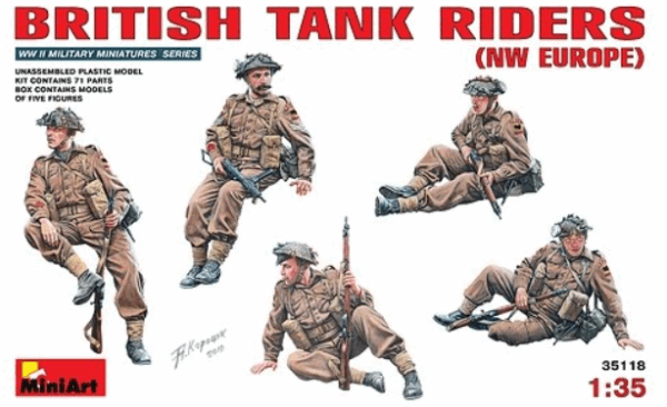 Miniart 35118 British Tank Riders 1/35