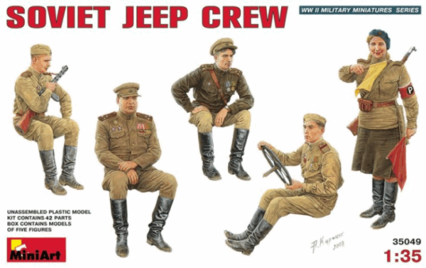 Miniart 35049 Soviet Jeep Crew 1/35