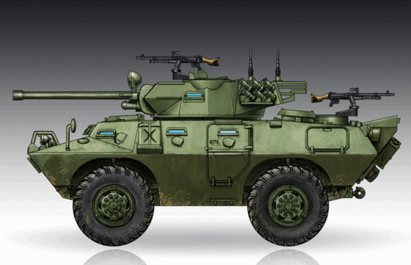 Trumpeter 07442 LAV-150 APC 90mm Mecar Gun 1/72
