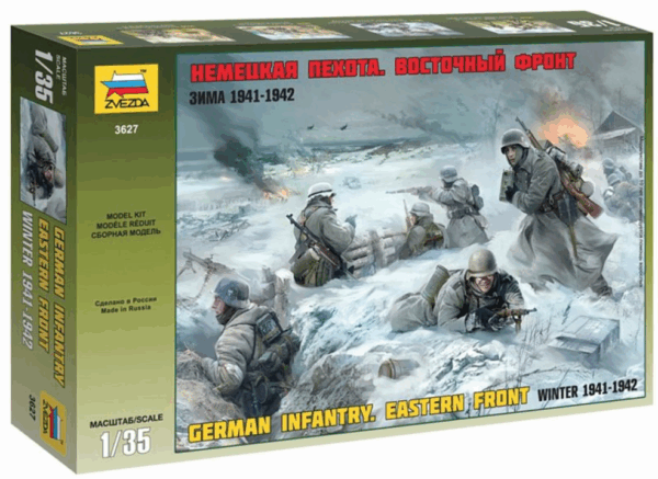 Zvezda 3627 German Infantry Eastern Front winter 1941/42  1/35