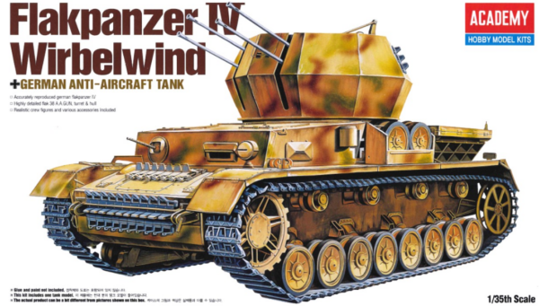 Academy 13236 Flakpanzer IV Wirbelwind 1/35