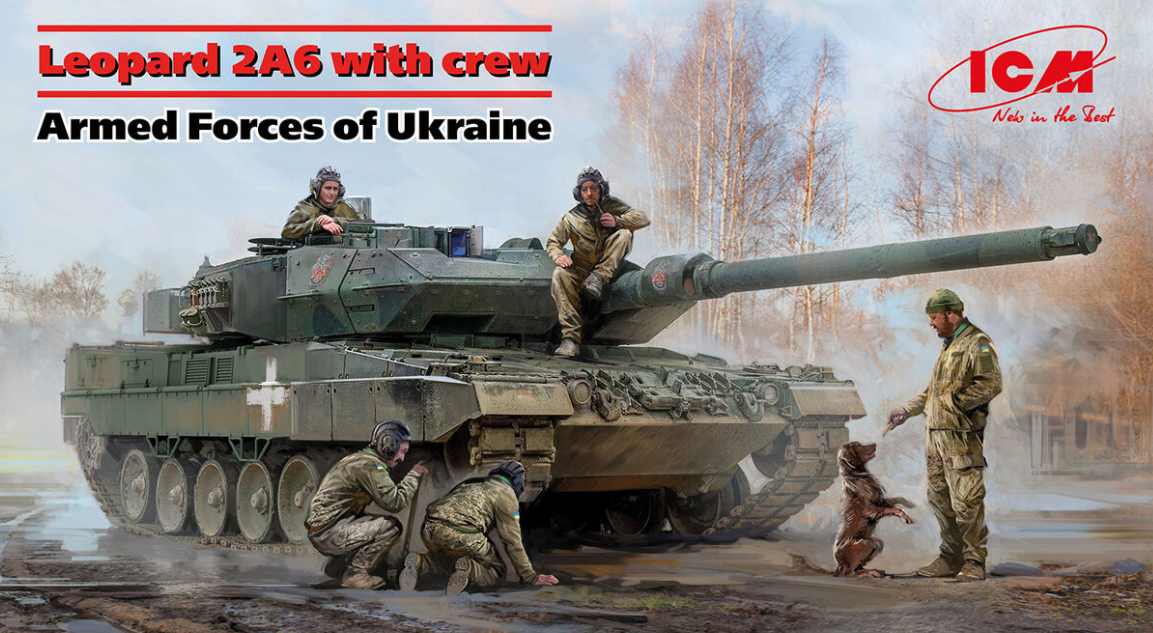 ICM 35013 Leopard 2A6 with crew 1/35