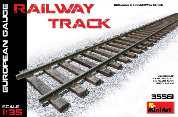 Miniart 35561 Railway Track European Gauge 1/35