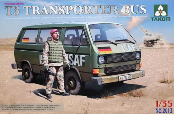 Takom 2013 Bundeswer T3 Transporter Bus 1/35 VW